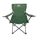 Milestone Camping Chair Folding with Cup Holder Green image 0