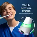 Oral-B iO6 Adult Electric Toothbrush, 1 Toothbrush Head, 5 Modes with Teeth Whitening, UK 2 Pin Plug, Travel Case, Grey Opal image 3