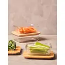 Maison by Premier 640ml Glass Container With Bamboo Lid image 0