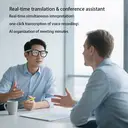 Verbex glasses smart glasses, AI glasses, real-time translation of 145 languages, recordable, photo, voice wake-up, music, answering calls, weather forecast ChatGPT image 2