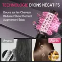 Nicebay Sèche-cheveux à brosse sans balais 110 000 tr/min, 5 fonctions multi-styler pour séchage rapide, bouclage, volume et lissage, brosse soufflante à haute vitesse pour tous les types de cheveux image 2