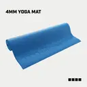 Capelli Sport 4MM Yoga Mat24" x 68"  Yoga Pilates Fitness and Floor Workout at Home , Gym Non-slip image 1