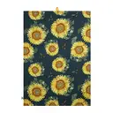 RHS by Dexam Tea Towels Sunflower Navy/Yellow 2pcs image 1