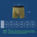 BAMBOO COOL Men's Underwear Breathable Boxer Briefs with Fly Moisture-Wicking Lightweight Underwear XL (7 Pack) image 6