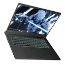 Thunderobot Storm 17 5060 Gaming Laptop， 17.3" QHD 165Hz 2K Display， Core i7-13620H， GeForce RTX 5060， 16GB DDR5 RAM， 1TB SSD， Backlit Keyboard， HDMI， Wi-Fi 6， Black image 1