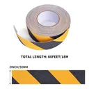 TAPEBEAR Safety Tape, 2inch x 60feet, Black/Yellow, anti-Slip Adhesive Tape for indoor Outdoor Steps Stairs,
Waterproof, Strong Grip, Compatible with Plastic, Wood, Ceramic, Glass, Metal image 4