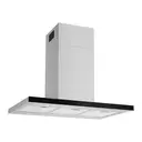 CDA EVP92SS 90cm Chimney Cooker Hood, Stainless Steel, A Rated image 0
