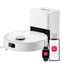 Roborock Q10 X5+ Robot aspirateur laveur avec station de vidage auto, 10000 Pa, PreciSense LiDAR, blanc image 0