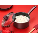 COOKER KING Casserole antiadhésive avec couvercle en verre, sans PFOA, compatible induction image 5