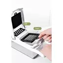  5-in-1 Vegetable Chopper Slicer Dicer With Container Food Processor White                  image 2
