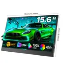 UPERFECT Portable Monitor 15.6", 100% sRGB Laptop Monitor, Built-in Adjustment Stand Speaker VESA, HDTV USB-C Plug & Play Second Screen for Phone Game Console image 9