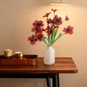 Wei's Moment 9Bundles Artificial  Flowers， UV Resistant Artificial Flowers Fake Plants Outdoor， 6 Colors Realistic Faux Plastic Spring Flower in Pots Indoor for Home Garden Porch Balcony Window Box Decor The sunset is red, New Year Sale , Top gift picks image 1