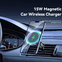 PAVAREAL CH70 15W magnetic wireless charging car mount Black image 3