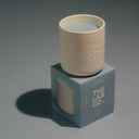 The Lab Co. Luxury Scented Candle | Ceramic Jar | 45hrs Burn Time | Soothing Fragrance with Linen, Chamomile and White Rose | 100% Vegan Soy Wax | 280g wax weight image 2