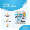 Panda Cuddle Toilet Tissue, Classic, 2-Ply, 36 Rolls image 1