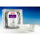 Caroline Foil Tray with Lid, 239 x 239mm, 35mm deep, pack of 2 image 2