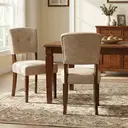 Dining Chairs Oakridge Beige/Walnut 2pcs image 6