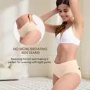 BAMBOO COOL Womens Briefs Underwear Lady Breathable Knickers with Mid Waist Color Group A L (5 Pack) image 2