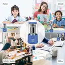 tenwin Electric Pencil Sharpener, AC Adapter-Powered, with Container for 6-12mm Coloured Pencils, Auto Stop for Artists, Kids, Office, Classroom, School Use, Portable, Heavy Duty (Blue) image 5