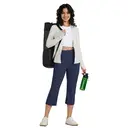 Willit Women's Yoga Capris Pants High Waist Straight Leg Athletic Exercise Workout Capris 21" Navy Blue XL image 5