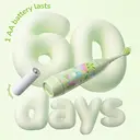 Ordo Squishmallows Kids Battery Powered Toothbrush, Soft Bristles, Extra Brush Head, Ages 4+, Battery Included, Rutabaga image 3