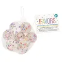 Unique Party Netbag Confetti Filled Bouncy Balls, 8 Pack image 0