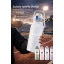 Authorized EASTMAN TRITAN Material 2L Water Bottle with Straw and Handle, BPA-Free Leakproof Large Capacity Sports Bottle with Sling for Gym, Work and Outdoor Use White image 2