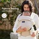 Momcozy Baby Carrier - Ergonomic, Comfortable & Lightweight, for 7-44lbs (3-20kg) Babies, Easy to Wear, Hands-Free, Enhanced Lumbar Support, Solid Color for Infants & Toddlers, Khaki image 4