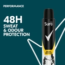 Sure Men 48H Sport Defence Anti-Perspirant Deodorant Spray 200ml image 2