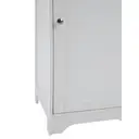 Maison by Premier Storage Cabinet Portern 1 Door White Tall image 1