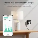 WOOX Prise connectée, WiFi, compatible Alexa, Google et Apple - Noir image 3