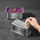 COOKER KING Lot de 4 boîtes de conservation alimentaire en acier inoxydable - 2 x 300 ml + 2 x 700 ml image 1