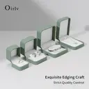 Oirlv Ring Box for Proposal Engagement Leather Jewelry Ring Gift Box 5.3*6*4.5cm 1pcs image 5
