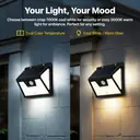 VIVREAL Solar wall lights Charged by solar energy， Four-pack 140Led YHM02A , New Year Sale , Top gift picks image 0