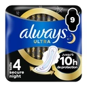 Always Serviettes hygiéniques Ultra Secure Night - 9 image 0