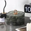 Boîte de Rangement pour Bijoux JORDAN&JUDY Grande Capacité à Compartiments Multiples pour Boucles d’Oreilles, Colliers, Bagues et Montres – Vert image 3