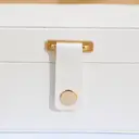 JORDAN&JUDY 2-Tier White Jewelry Organizer Box for Earrings， Rings， and Necklaces, New Year Sale , Top gift picks image 6