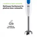 BRAUN MultiQuick 2, Pied Mixeur 600W, MQ20.236M, Blanc image 4