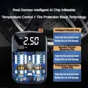 EAFC Wireless Charging Inflatable Pump Portable Small Air Compressor Digital Display Multifunction Pump Air Combination for Car Motorcycle Tire  image 5