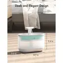 PETLIBRO Capsule Water Fountain 2.1L – Quiet Pet Fountain, Blue image 6