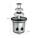 Clatronic SKB 3248 Fontaine à Chocolat 3 Niveaux 200 W Nettoyage Facile Sécurisée image 2