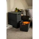 Strata Extra Large Urban Basket with Lid - 42L-Cool Grey image 5