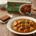 S&B Golden Curry Sauce Mix Medium Hot No Meat Contained 220g image 2