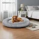 SONGMICS FEANDREA  Panier rond pour chien, 120 x 20 cm - Gris ombré image 3