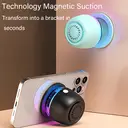 Verbex M99 Lake Blue Speaker Phone Stand, Bluetooth Speaker, Waterproof, Magnetic, Voice Call Mini Speaker image 3