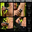 Enchen Spark 3 Groin & Body Hair Electric Trimmer With Skin-Safe Ceramic Blade Prevent Nicks Body Trimming,1pc image 2