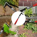 FLORA GUARD joint scraper, double-sided sharp stainless steel blade used for removing moss and weeds in slab joints, weed knife with ergonomic handle image 6