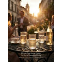 Ju7cer 6sGlass Cups  Tea Glasses Drinking Glasses Coffee Glass Straw6 400ml 6pcs image 1