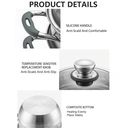 Maxcook 304SS 3-Tier Steamer Pot 30cm (Silicone Handle) MCZ743 image 6