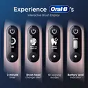 Oral-B iO6 Adult Electric Toothbrush, 1 Toothbrush Head, 5 Modes with Teeth Whitening, UK 2 Pin Plug, Travel Case, Pink Sand image 5